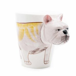 Taza Bulldog Pintada a Mano