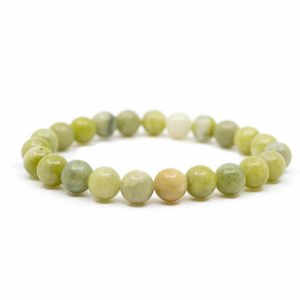 Pulsera de Gemas Jade Verde