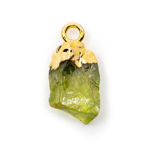 Colgante Piedra de Nacimiento agosto Peridoto (10 mm)