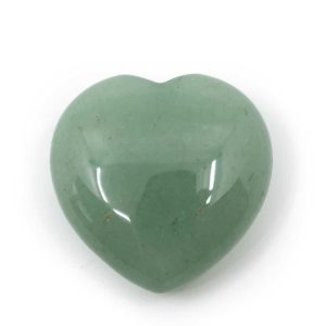 Aventurina Verde en forma de Corazón (30 mm)