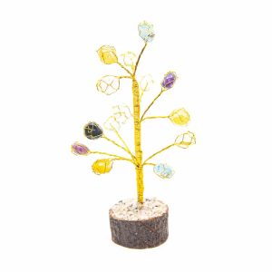 Árbol de Piedras Preciosas de Ónix (18 cm)