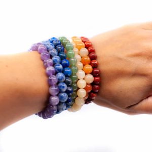 Pulsera de Piedras Preciosas Chakra (set de 7)