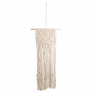 Macramé Rombo Blanco - 80 cm