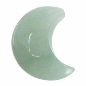 Luna de Piedras Preciosas de Aventurina Verde - 3 cm