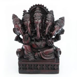 Estatua Ganesha con Cinco Cabezas (13 cm)