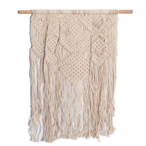 Macramé Rombo Blanco - 60 cm