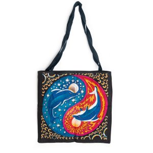 Bolsa de Algodón - Delfines Yin Yang (45 cm)